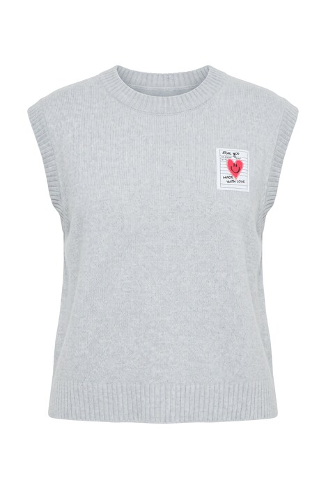 Pullunder, Loose Fit, Herz-Patch