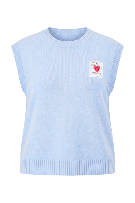 Pullunder, Loose Fit, Herz-Patch