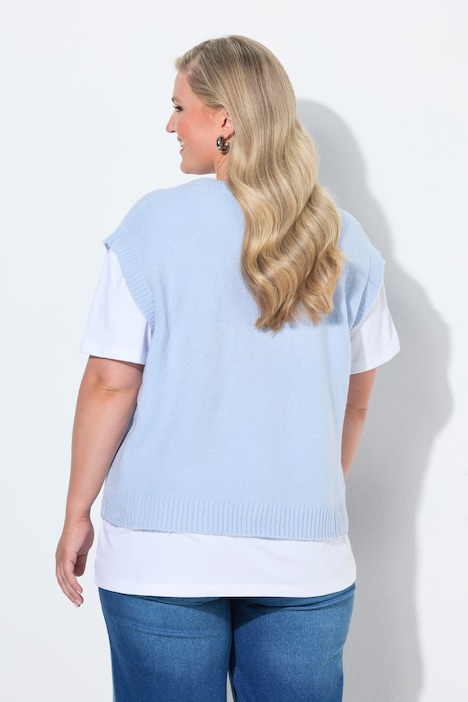 Pullunder, Loose Fit, Herz-Patch