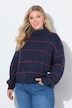 Pullover, Loose Fit, Ringel, Herz-Patch