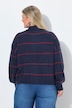 Pullover, Loose Fit, Ringel, Herz-Patch