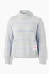 Pullover, Loose Fit, Ringel, Herz-Patch
