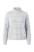 Striped Long Sleeve Turtleneck Sweater