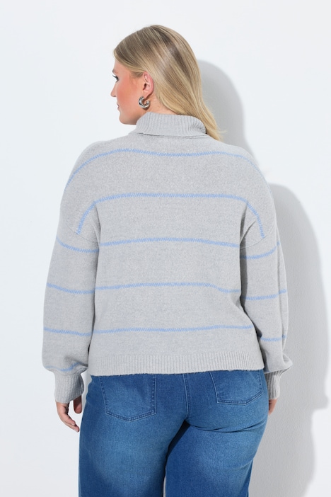 Pullover, Loose Fit, Ringel, Herz-Patch