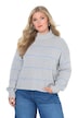 Striped Long Sleeve Turtleneck Sweater