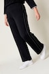 Soft-Sweathose, weites Bein, Schmuckband, Elastikbund