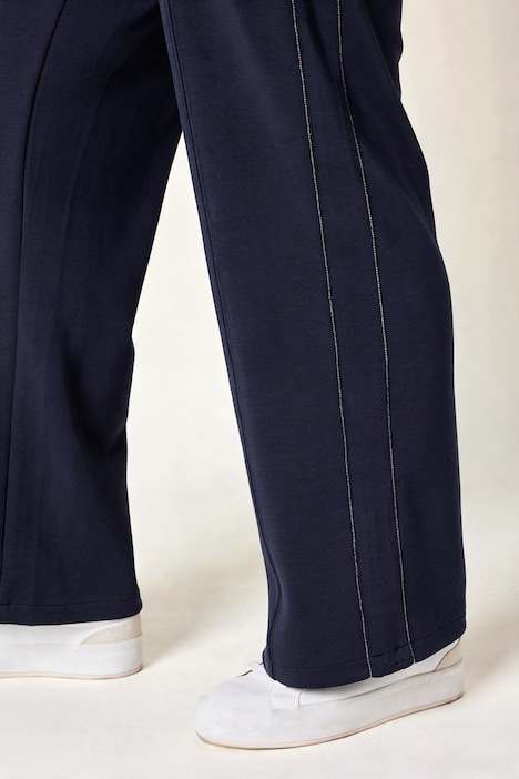 Soft-Sweathose, weites Bein, Schmuckband, Elastikbund
