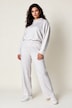 Soft-Sweathose, weites Bein, Schmuckband, Elastikbund