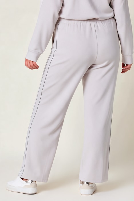 Soft-Sweathose, weites Bein, Schmuckband, Elastikbund