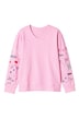Sweatshirt, Relaxed Fit, Langarm mit Lifestyle-Stickereien