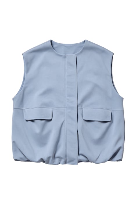 Soft-Sweatweste, bequem, elastischer Saum, Zipper