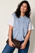 Soft-Sweatweste, bequem, elastischer Saum, Zipper
