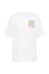 Oversized-Shirt, XL Ski-Print, Halbarm