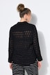 Hemdtunika, oversized, transparente Struktur