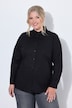 Hemdbluse, Popeline, Stehkragen, Langarm