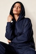 Soft-Hoodie, bequem, Schmuckkanten