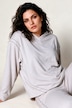Sweat-shirt à capuche, matière douce et confortable, bordures fantaisie