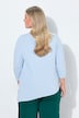 T-Shirt, A-Linie,  asymmetrischer Saum mit Schlitz