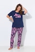 Pyjama, Schleifen, Rundhals, Langarm