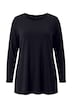Longsleeve, A-Linie, Seitenschlitze