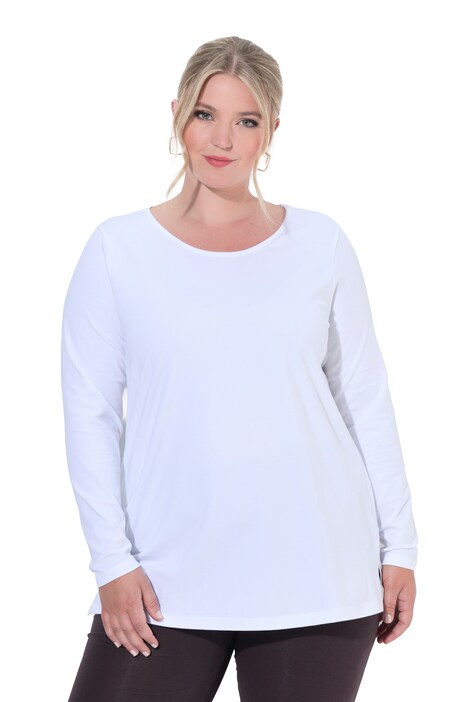 Longsleeve, A-Linie, Seitenschlitze