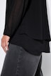 Blouse, A-lijn, chiffon, dubbele voorkant