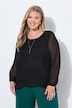 Blouse, A-lijn, chiffon, dubbele voorkant