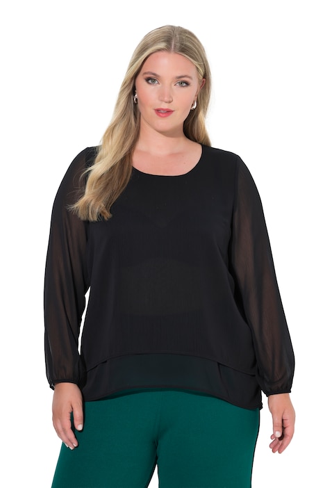 Layered Chiffon  Blouse