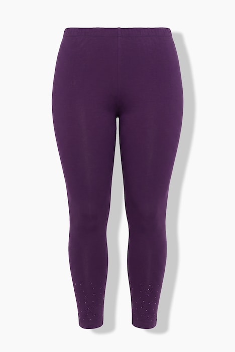 Legging, skinny fit, glittersteentjes aan de zoom