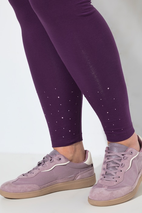 Legging, skinny fit, glittersteentjes aan de zoom
