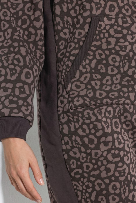 Sweat-Onesie, Webpelzfutter, Kapuze, Langarm