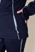 Sweatjacke, Ziernähte, Stehkragen, Langarm, Daumenloch