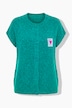 Strickweste, Loose Fit, Herz-Patch