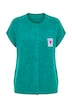 Strickweste, Loose Fit, Herz-Patch
