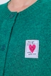 Strickweste, Loose Fit, Herz-Patch