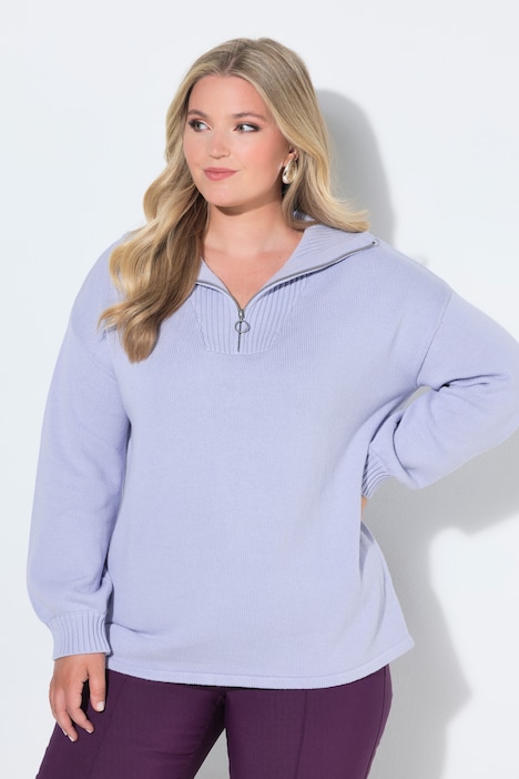 Troyer, Pullover, kastiger Boxy Fit