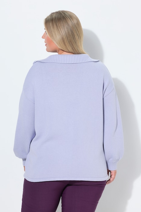 Troyer, Pullover, kastiger Boxy Fit