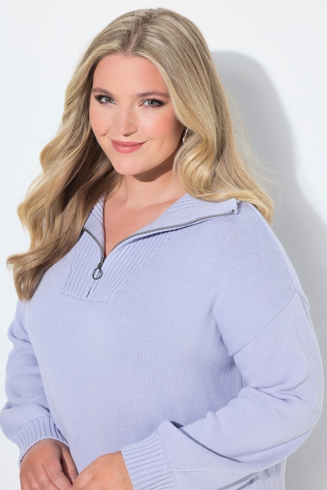 Troyer, Pullover, kastiger Boxy Fit