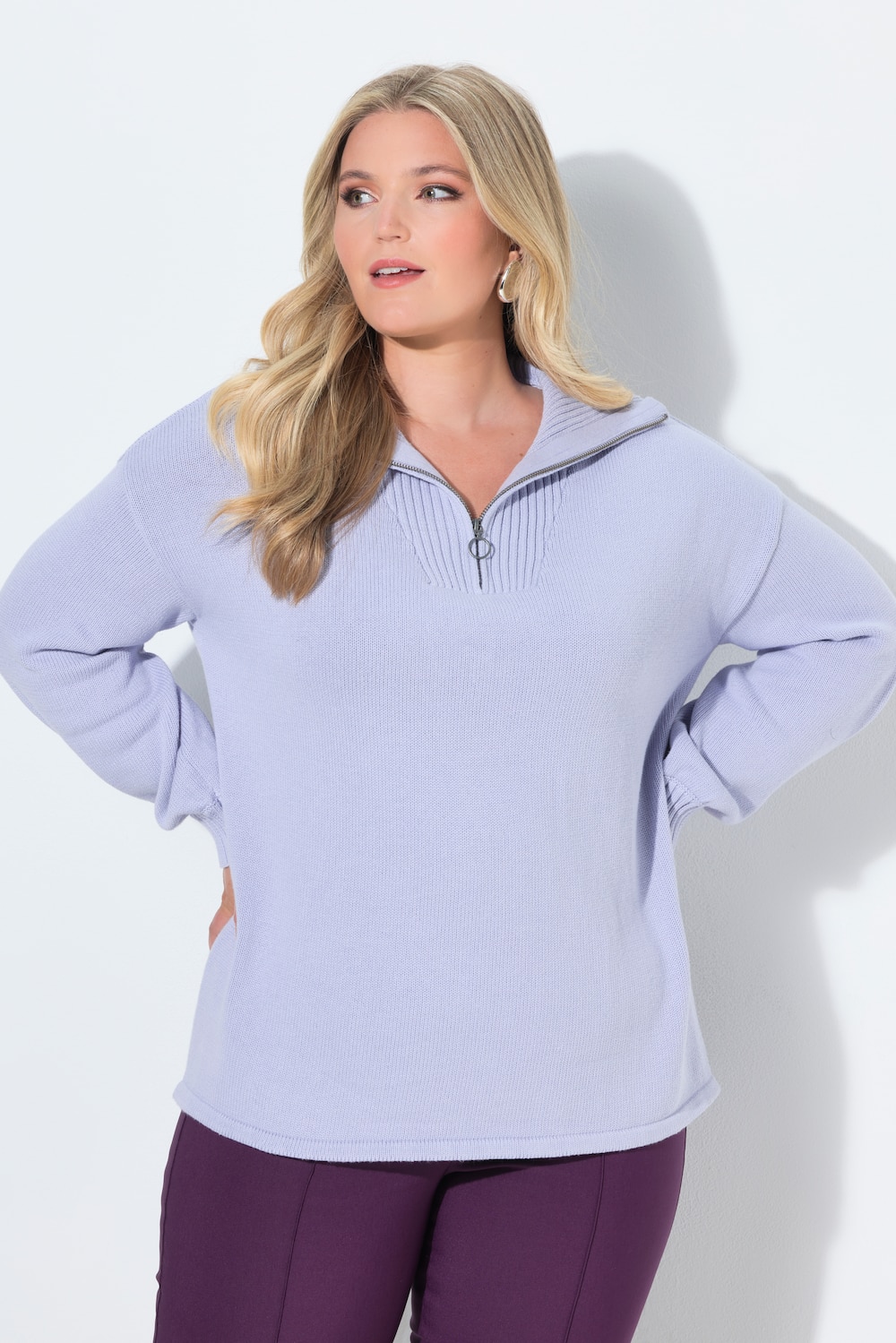 Troyer, Pullover, kastiger Boxy Fit