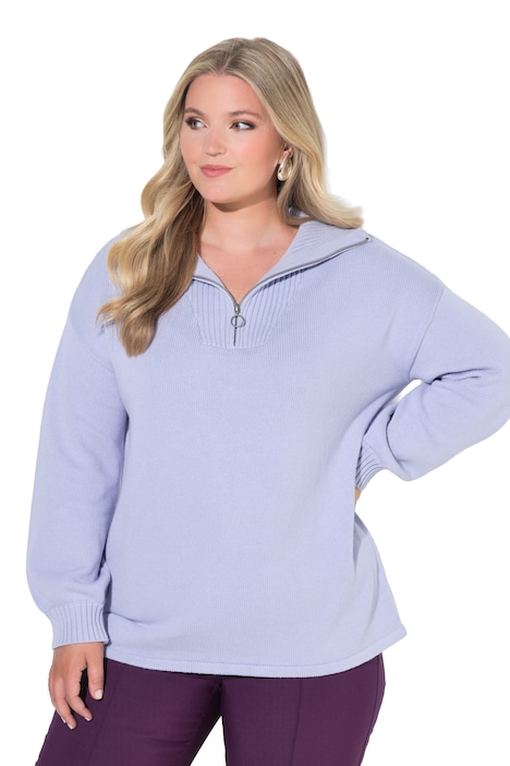 Troyer, Pullover, kastiger Boxy Fit