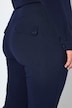 7/8 jersey-broek, rechte pijpen, elastische tailleband