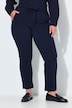7/8 jersey-broek, rechte pijpen, elastische tailleband