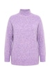 Melange Knit Turtleneck Sweater