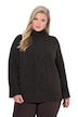 Pullover, Loose Fit, Zopfmuster, Stehkragen
