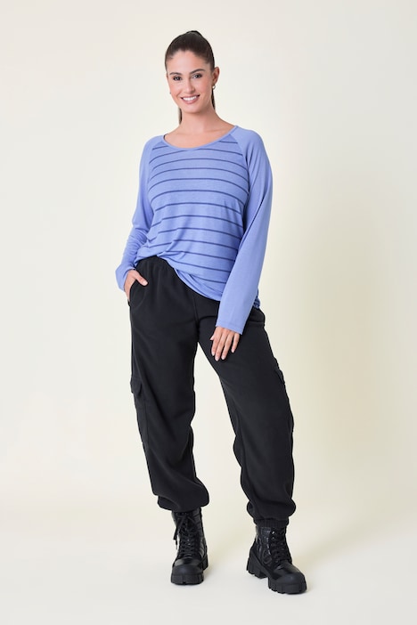 Pantalon de jogging cargo en polaire, coupe Tapered Fit, poches cargo