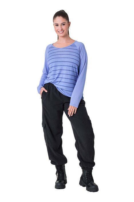 Cargo-Jogginghose, Tapered Fit, Fleece, Cargotaschen
