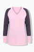 Pullover, Straight Fit, Colorblocking, Raglan-Langarm