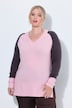 Pullover, Straight Fit, Colorblocking, Raglan-Langarm