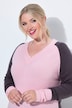Pullover, Straight Fit, Colorblocking, Raglan-Langarm