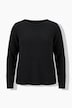 Pullover, A-Linie, U-Boot-Ausschnitt, Langarm